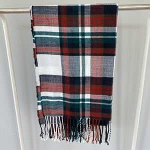 J. Crew plaid scarf